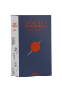 Toothpicks, Bamboo Skewers - Toothpicks Sterilized Individually Cello Wrapped - 4390