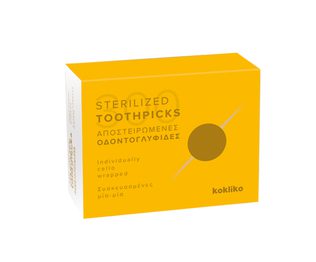 Toothpicks, Bamboo Skewers - Toothpicks Sterilized Individually Cello Wrapped - 8053