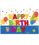 Kokliko Happy Birthday - Plastic Tablecover 120x180cm - 7258