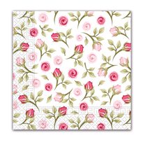 Napkin Designs - Romantic Roses Three-ply Napkins 33x33 cm - 85841