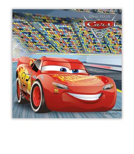 Cars 3 - Two-ply Paper Napkins 33x33 cm - 87799