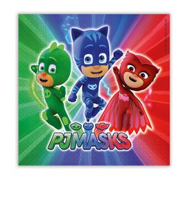Pj Masks - Two-ply Paper Napkins 33x33 cm - 88633