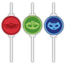 Pj Masks - Medallion Paper Straws - 90658