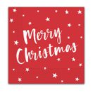 Decorata Seasonal Napkin Designs - Festive Stars Three-Ply Paper Napkins 33x33 cm. - 90963