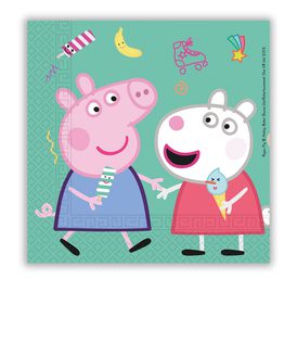 Peppa Pig Messy Play - Two-Ply Paper Napkins 33x33 cm - 91034