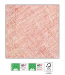 Decorata Solid Color - Home & Industrial Compostable Red Three-Ply Napkins FSC - 91494