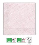 Decorata Solid Color - Home & Industrial Compostable Pink Three-Ply Napkins 33x33 cm FSC - 91499