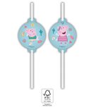 Peppa Pig Messy Play - Medallion Paper Straws FSC - 91881