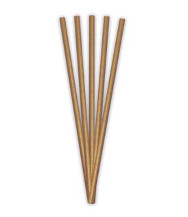 Decorata Drinking Straws - Kraft Paper Drinking Straws 19,7X0,6cm. - 92119