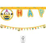 The Rise of Gru - "Happy Birthday" Die-Cut Banner 2 m. FSC. - 92139