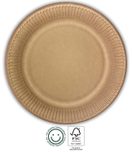 Decorata Kraft Tableware - Kraft Paper Plates 23 cm - 95693
