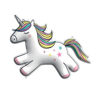 Decorata Unicorn Rainbow Colors - Unicorn Supersized Shaped Foil Balloon 94 cm. - 92444