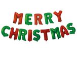 Letter Foil Balloons - "Merry Christmas" Foil Balloons - 92656