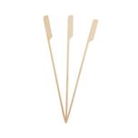 Wooden Products - Bamboo Skewers with wide edge 15cm. - 92883