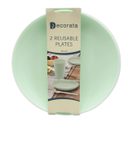 Decorata Reusable Products - Mint Reusable Party Plates 20 cm. - 92895