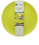 Decorata Reusable Products - Lime Green Reusable Party Plates 25 cm. - 92987