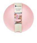 Decorata Reusable Products - Pink Reusable Party Plates 20 cm. - 92991
