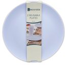Decorata Reusable Products - Lilac Reusable Party Plates 25 cm. - 92993