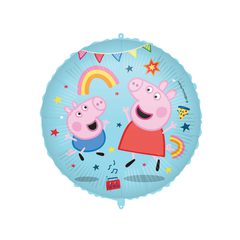 Peppa Pig Messy Play - Round Foil Balloon 46 cm. - 93038