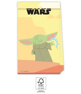 The Mandalorian - Party Bags 21x13x8.5 cm. FSC. - 93132
