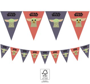 The Mandalorian - Flag Banner FSC 25x18 cm. - 93133