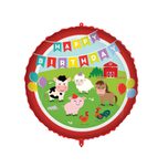 Decorated Foil Balloons - Round Foil Balloon 46 cm. - 93187