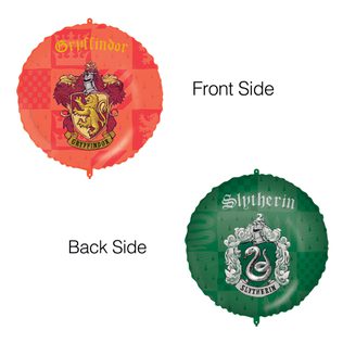 Harry Potter Hogwarts Houses - Round Foil Balloon Dualfaced 46 cm. - 93273