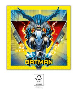 Batman Rogue Rage - Two-Ply Paper Napkins 33x33 cm. FSC. - 93355