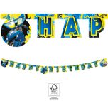 Batman Rogue Rage - "Happy Birthday" Die-Cut Banner 2 m. FSC. - 93359