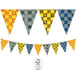 Harry Potter Hogwarts Houses - Triangle Flag Banner 25x18 cm. FSC. - 93377