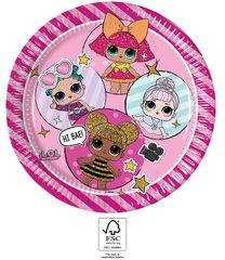 LOL Glitterati - Paper Plates 23 cm. FSC. - 93434