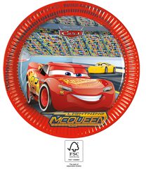 Cars 3 - Paper Plates 23 cm. FSC. - 93437