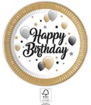 Decorata Milestone - Paper Plates 23 cm. FSC. - 93443