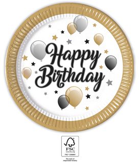 Decorata Milestone - Paper Plates 23 cm. FSC. - 93443