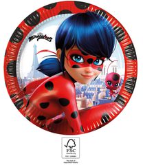Miraculous Ladybug - Paper Plates 23 cm. FSC. - 93444