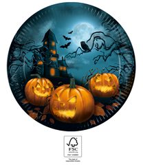 Decorata Halloween Party - Paper Plates 23 cm FSC. - 93449