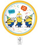 The Rise of Gru - Paper Plates 23 cm. FSC. - 93457