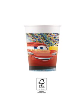 Cars 3 - Paper Cups 200 ml FSC. - 93472
