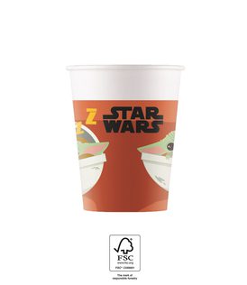 The Mandalorian - Paper Cups FSC 200 ml. - 93481