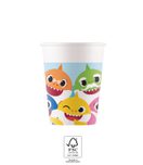 Baby Shark fun in the sun - Paper Cups 200 ml FSC. - 93514