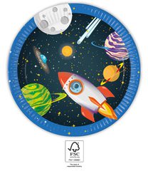Decorata Rocket Space - Paper Plates 23 cm. FSC. - 93733