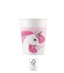 Decorata Unicorn Rainbow Colors - Paper Cups 200 ml FSC - 93759