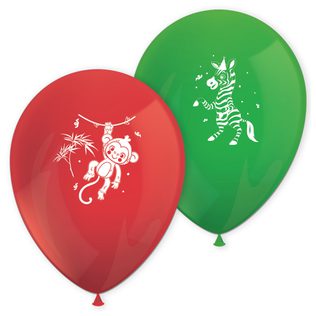 Decorata Jungle Balloons - Latex Balloons. - 93790