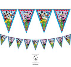 Mickey Rock the House - Paper Triangle Flag Banner (9 flags) FSC - 93826