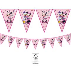 Minnie Junior - Paper Triangle Flag Banner (9 flags) FSC. - 93834