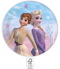 Frozen 2 Wind Spirit - Paper Plates 23 cm. FSC. - 93838