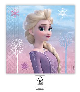 Frozen 2 Wind Spirit - Two-Ply Paper Napkins 33x33 cm. FSC. - 93840