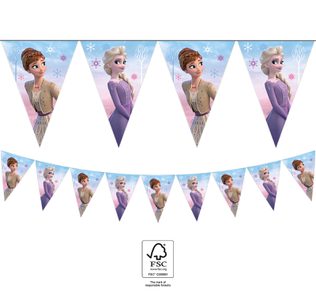 Frozen 2 Wind Spirit - Paper Triangle Flag Banner (9 flags) FSC. - 93843