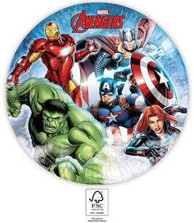 Avengers Infinity Stones - Paper Plates 23 cm. FSC - 93871