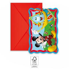 Mickey Rock the House - Die-Cut Invitations & Envelopes FSC - 93939